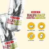 AriZona Diet Arnold Palmer - Half and Half, Big Can, 22 Fl Oz (Pack of 12)