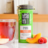 Tiesta Tea - Peaches N’ Green, Loose Leaf, Smooth Peach Green Tea, Premium Blend, Medium Caffeinated, Make Hot or Iced & Brews Up to 50 Cups, 5 Ounce
