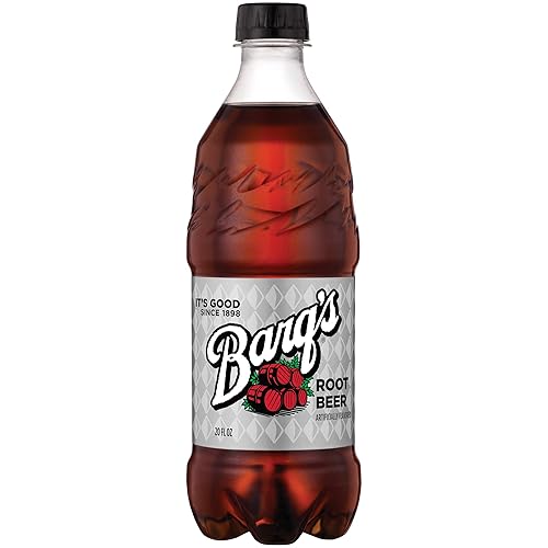 Barq's Root Beer 20 oz Soda Bottles (Pack of 24)