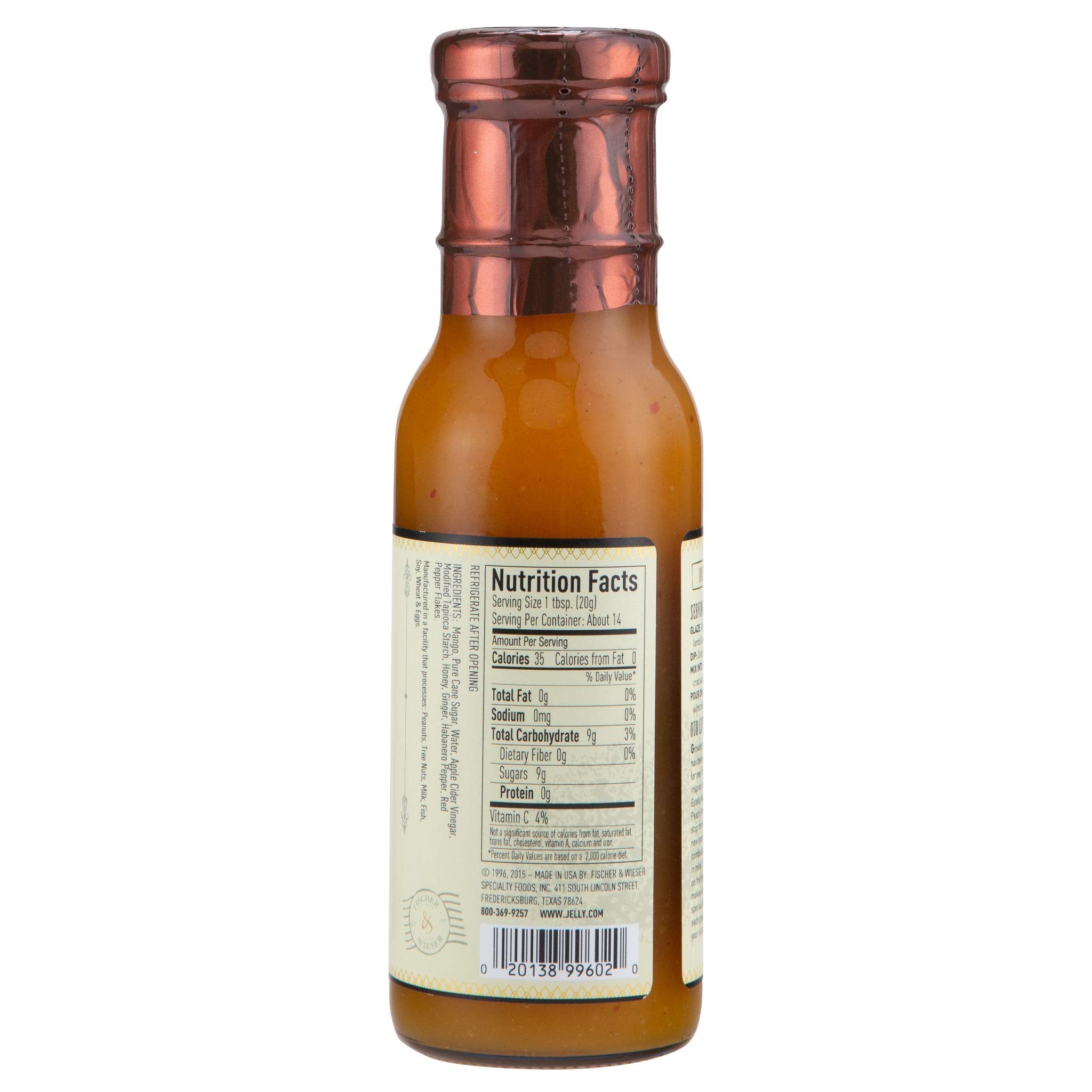 Sauce; Mango With Habanero Ginger