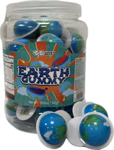 Lucky boys Earth Gummy Candy With Fruity Liquid Center Fat Free Perfect for Halloween & Themed Parties, Fun & Delicious 19.04oz (Earth Gummy 19.04oz