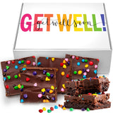Get Well Soon Gift Basket Chocolate Brownies Cookies Food Gift Treats For Men Women Kids Individually Wrapped Care Package After Surgery | Nut Free |