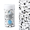Sweets Indeed Bulk Candy Eyeballs, 200 Edible Eyes, Christmas Sprinkles, Perfect for Cake Decorations, Baking, Ice Cream, Cookies, Cupcake Topper