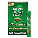 Nescafe Taster's Choice Decaf Instant Coffee, House Blend, 0.52 Ounce (Pack of 60 -12x5 pcs)