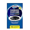 Glisten Garbage Disposer Cleaner and Freshener with Foaming Action, Helps Remove Buildup in Drains, Lemon Scent, Made in the USA, 16 Packets