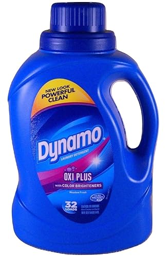 Dynamo Oxi Plus with Color Brighteners Meadow Fresh Laundry Detergent 50 oz