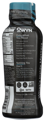 Owyn Vanilla Pro Elite Plant Protein Shake, 12 FZ