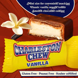 CHEW Candy 1 lb - Anti Melt Pack, Bulk Resealable Bag, Individually Wrapped (54 Pieces), Soft Vanilla Nougat, Gluten & Peanut Free
