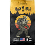 Black Rifle Coffee Company Tactisquatch, 12oz Bag, Whole Bean Coffee Dark Roast - Roasted Blend Made from Arabica Beans - Colombian & Brazilian Beans