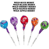 Tootsie Roll Tootsie Pops Assorted with Chocolatey Center, 3.75 Pound, 100 Count Giveaway Box, Peanut Free, Gluten Free Wild Berry Flavors, 60 Ounce