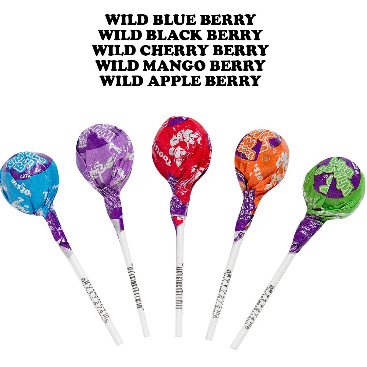 Tootsie Roll Tootsie Pops Assorted with Chocolatey Center, 3.75 Pound, 100 Count Giveaway Box, Peanut Free, Gluten Free Wild Berry Flavors, 60 Ounce
