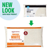 Amazon Grocery, Enriched White Long Grain Rice, 5 Lb