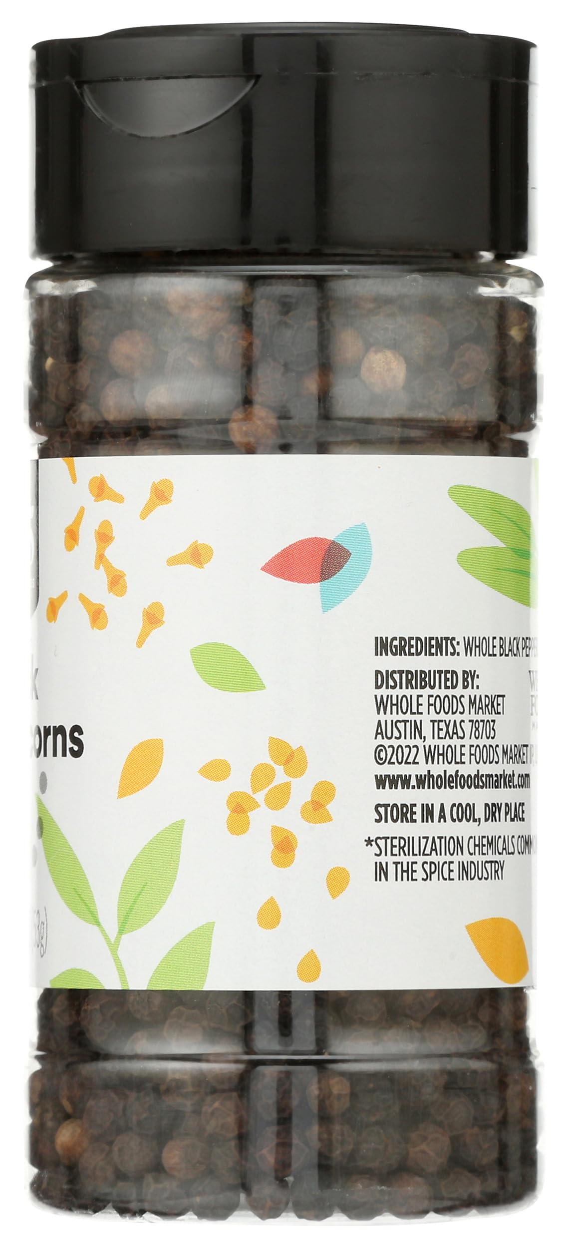 365 by Whole Foods Market, Whole Black Peppercorns, 1.87 Ounce