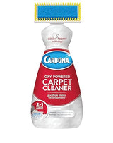 Carbona 2-in-1 Oxy-Powered Carpet Cleaner (13.5 Fl Oz), Spot Cleaner with Dual Sponge & Bristle Applicator for Targeted Cleaning, Fast Formula