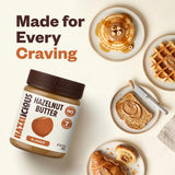 Hazelicious CLASSIC Hazelnut Butter, 2 Simple Ingredients - Hazelnuts & Sea Salt, No Added Sugar, No Palm Oil, 7g Protein, Creamy & Spreadable Nut