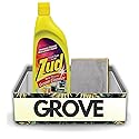 Zud Multi-Purpose Cream Cleanser 19 oz Bundle with Microfiber Cloth - Powerful Degreaser and Rust Remover for Kitchen, Shower, and Countertops - Tough