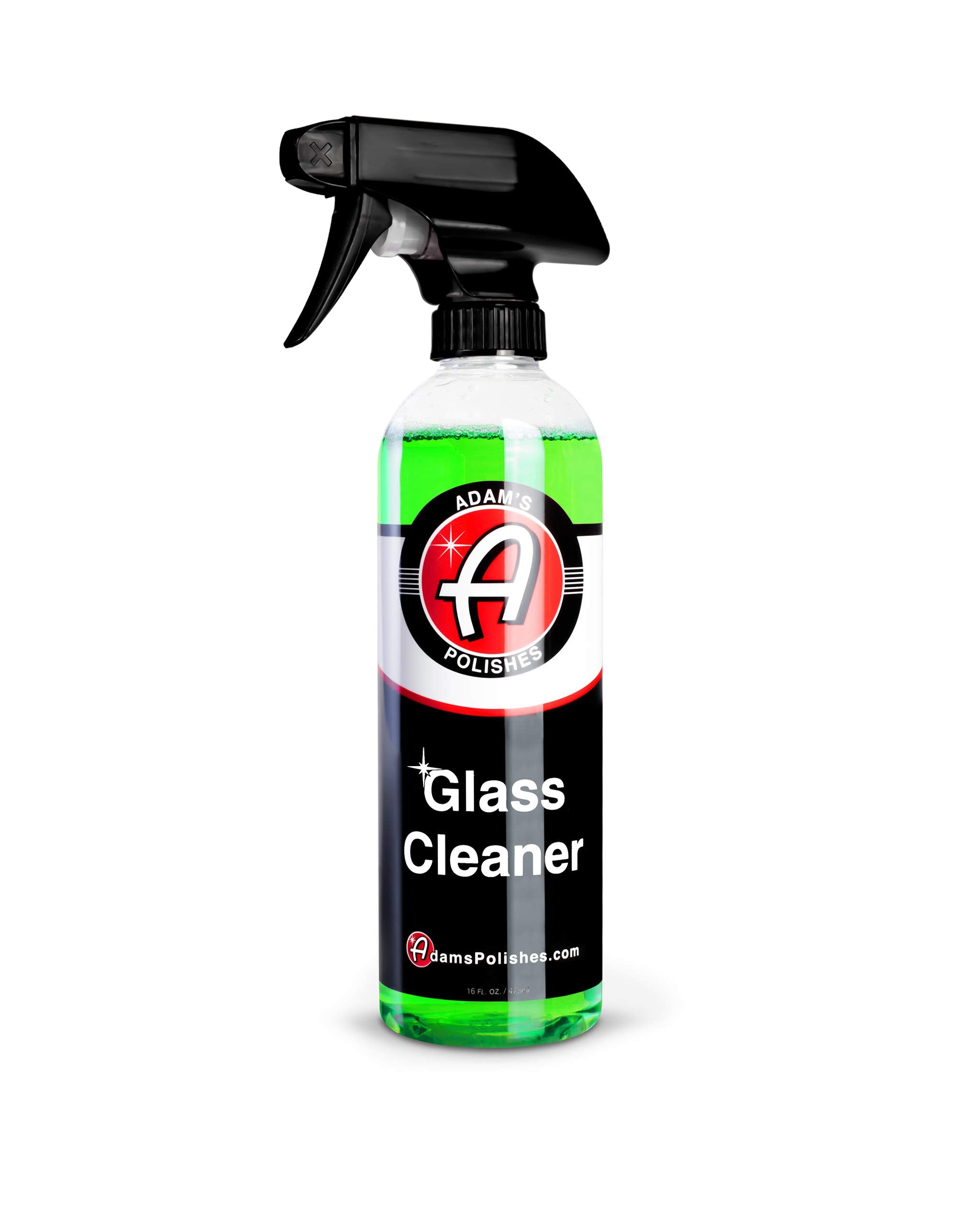 Adam's Polishes Glass Cleaner - Steak Free Car Wash Window Cleaner, All-Natural Streak Free Formula For Car Cleaning, Safe On Tinted & Non-Tinted