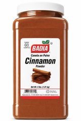 Badia Cinnamon Powder, 4 lbs - Sweet & Aromatic Ground Cinnamon Spice, Warm Flavor