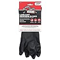 Grease Monkey Neoprene Long Cuff Gloves, Large, For washing dishes, cleaning cars, handling chemicals, or for extra grip,Black