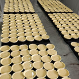 Portuguese Custard Tarts. Handmade. Pastel da Nata. Flaky Pastry with Creamy Custard Filling - Authentically Made in Portugal. Simply Heat and Eat.