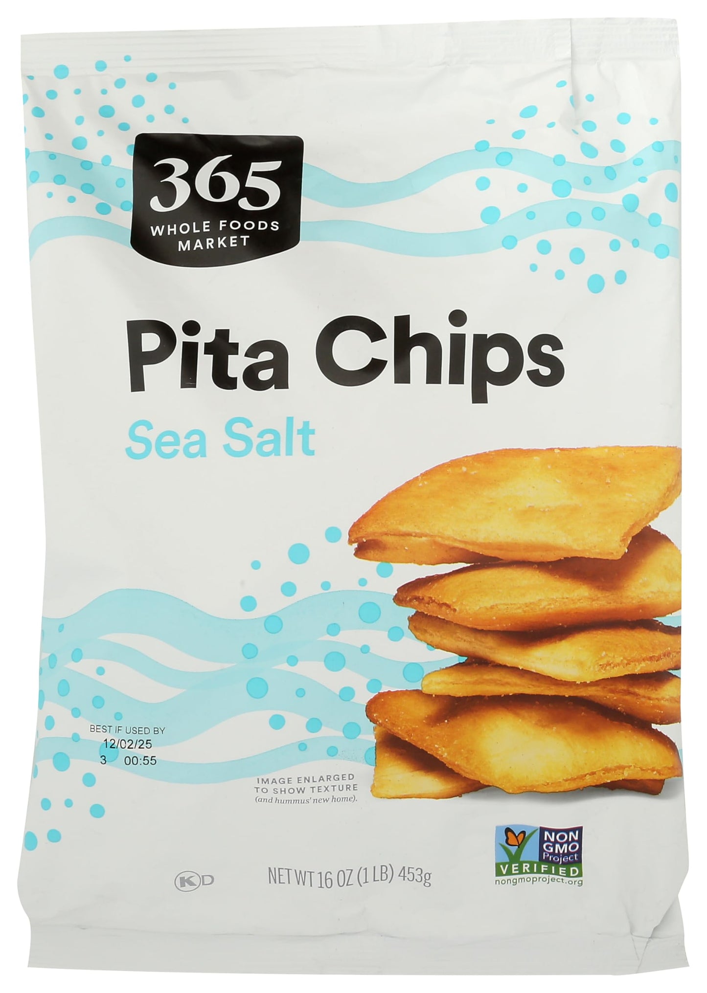 365 by Whole Foods Market Sea Salt Pita Chip - Family Size, 16 OZ