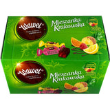 Polish Famous Candies, Mieszanka Krakowska, Fruit Jelly In Chocolate, Big Gift Box 2.8 Kg | 6.17 Lb