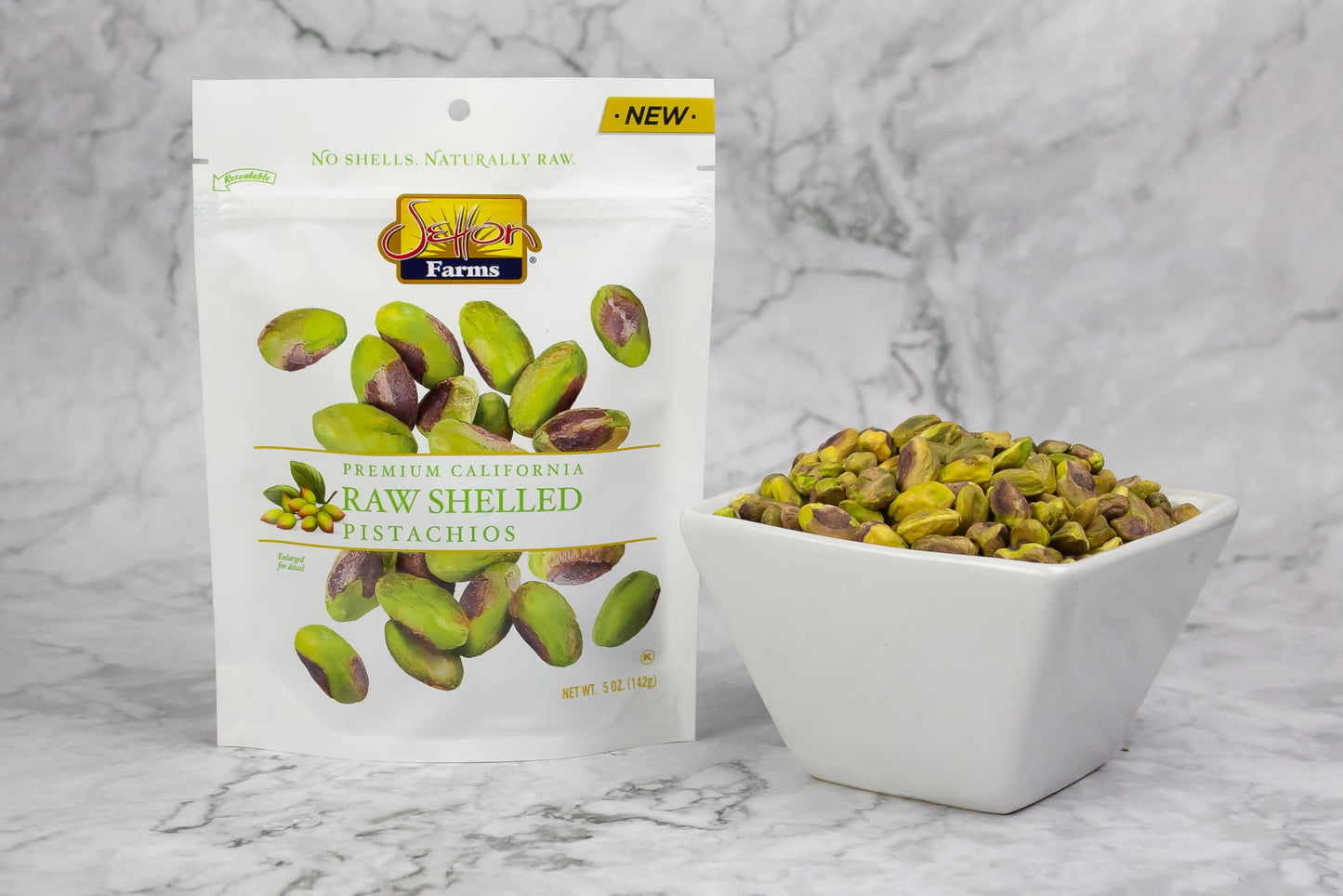 Setton Farms Naturally Raw Shelled Pistachios 20 oz Value Bag, No Shell Pistachios, Non-GMO Project Verified, Certified Gluten Free, Vegan and Kosher