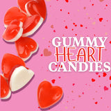 Disney Stitch Heart Box with Gummy Candy Inside, Individually Wrapped Pieces, Valentine's Day Gift, 3.17 Ounces