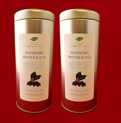 Snowberry Winter Blend in Pyramid Sachets (2 Pkg Bundle)