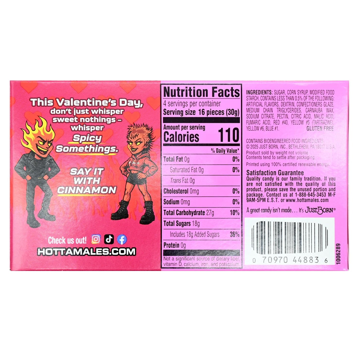 Hot Tamales Valentines Box, 4.25oz