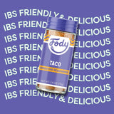 Fody Foods Taco Seasoning, 2.6 Oz, Garlic and Onion Free, Low FODMAP Certified, Gut & IBS Friendly, Vegan, Non-GMO, Gluten Free, Keto Friendly