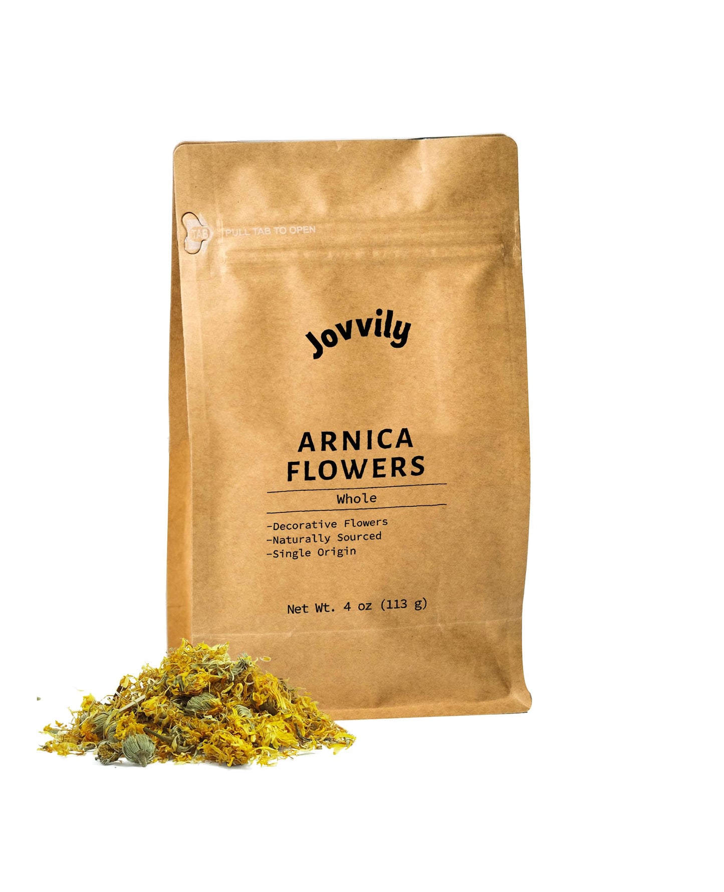 Jovvily Arnica Flowers, Dried Whole, Salves & Poultices, Decorative (4 Ounces)