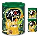 4C Green Tea Antioxidant Iced Tea Mix | Family Sized Cannister | Thirst Quenching Flavor | 20 quarts (Green Tea, 2 pack)