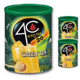 4C Green Tea Antioxidant Iced Tea Mix | Family Sized Cannister | Thirst Quenching Flavor | 20 quarts (Green Tea, 2 pack)