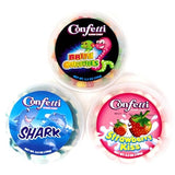 Confetti Gummi Candy Variety Pack - Strawberry Kiss | Brite Sour Worm Gummies | Shark (3 tubs of Gummies - 1 of each)