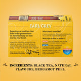 Twinings Earl Grey Tea 2-Pack - A Bright and Zesty Black Tea Infused with Citrus Bergamot Flavours, Caffeinated Tea Bags, Individually Wrapped, 20