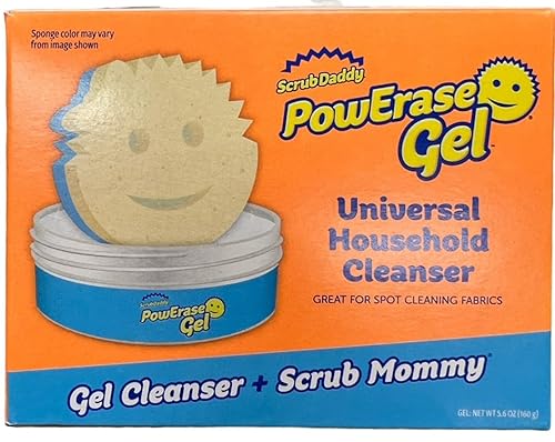 Scrub Daddy Power Erase Gel with Scrub Mommy Sponge