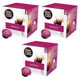 NESCAFÉ Dolce Gusto Espresso Coffee Pods, 30 Capsules (Pack of 3, Total 90 Capsules, 90 Servings)