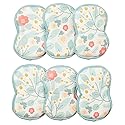 Bright Habits Sponge Set in Blossom Blue, 6 Pack Super Absorbent Washable Reusable Cleaning Sponges Made from Recycled Materials, Durable Eco Friendly