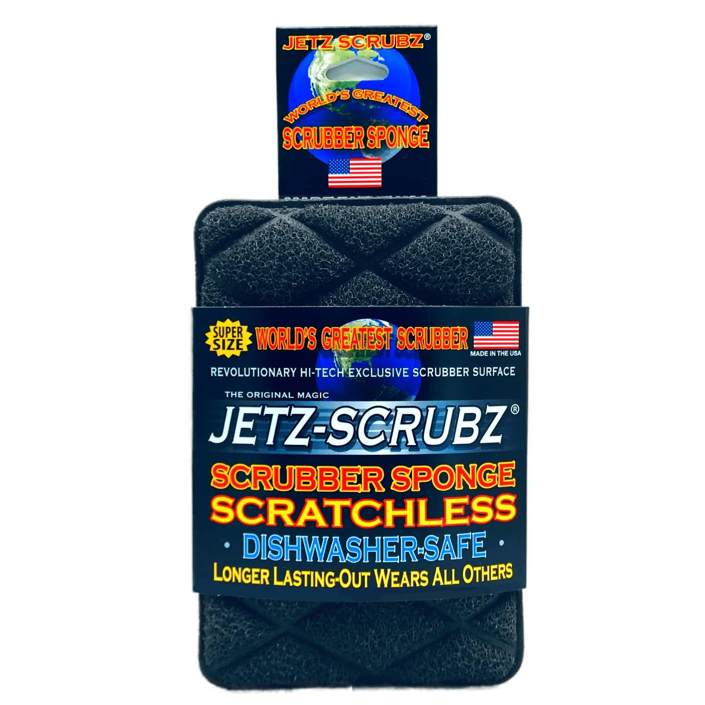 Jetz-Scrubz Super Size Kitchen Scrubber Sponge (1)