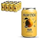 High Tide Yuzu Sparkling Juice - Flavored Carbonated Water Beverage, 46 Calorie per Can, Made with Real Yuzu Juice (Not from Concentrate), Lightly