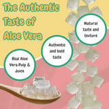VISVITA Aloe Vera Juice with Real Pulp, Variety Pack | Digestive Health, Hydration & Energy Boost | No Artificial Colors, 16.9 oz, Original (5), Mango