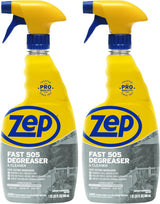 Zep Fast 505 Cleaner and Degreaser - 32 oz (Case of 2) ECZU505322 - Fast Acting, Removes Oil, Grease, and Dirt from Tools, Decks, Grills, Plastic