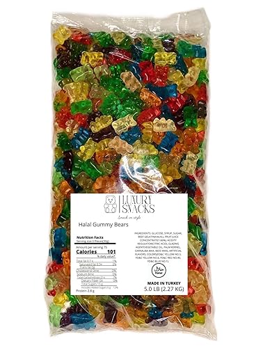 Halal gummy bears by Luxury Snacks (HALAL)