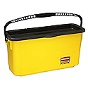 Rubbermaid Commercial Products HYGEN Charging Bucket for 18 inch Microfiber Mop Pads, Great for Storage for Janitorial/Professional Cleaners