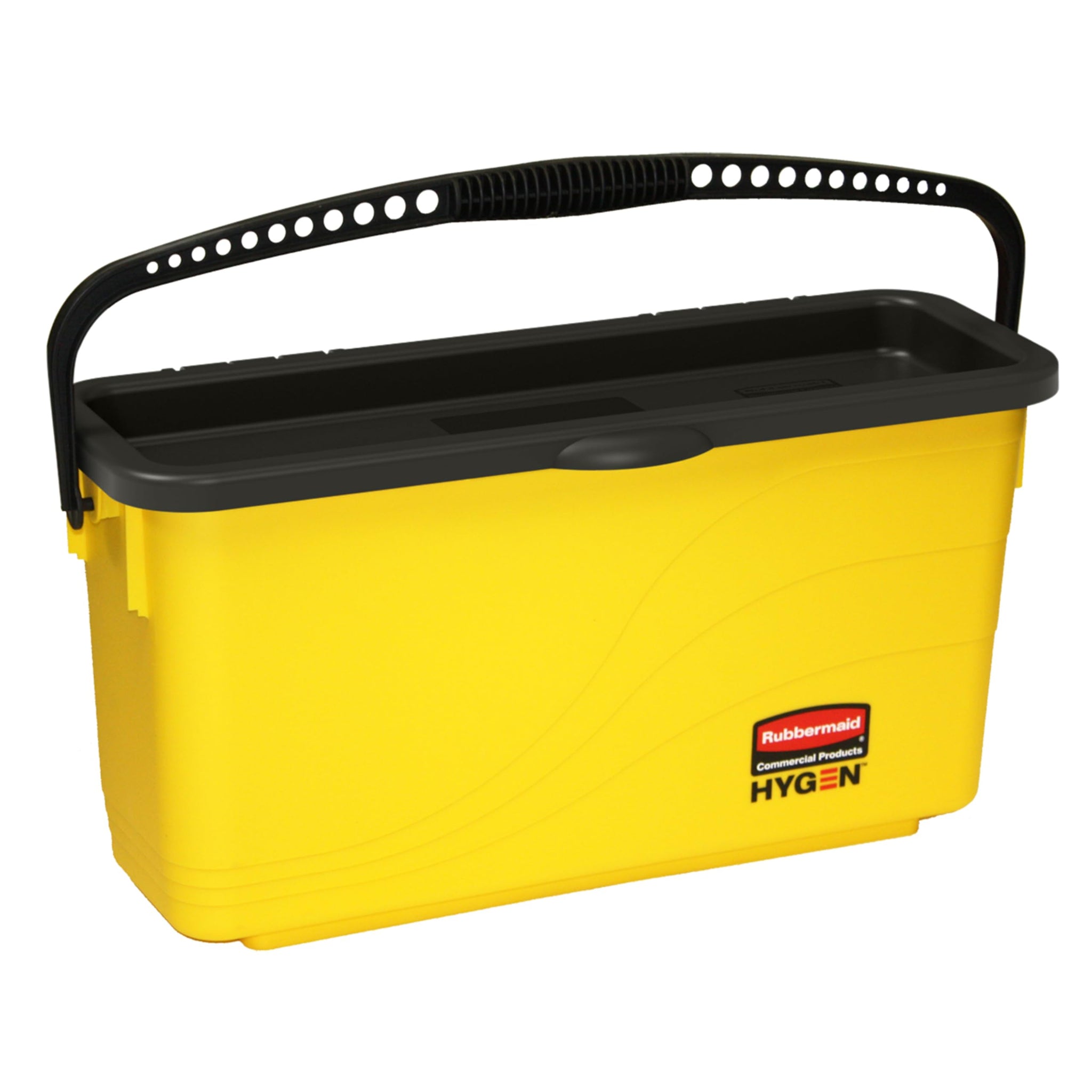 Rubbermaid Commercial Products HYGEN Charging Bucket for 18 inch Microfiber Mop Pads, Great for Storage for Janitorial/Professional Cleaners
