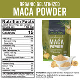 Viva Naturals Organic Maca Powder, Gelatinized, 8 oz - Vegan, USDA Organic, Gluten-Free, Non-GMO Peruvian Superfood in Resealable Bag