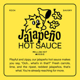 Yellowbird® Classic Jalapeño Hot Sauce 19.6 oz. Tabletop Size (Mellow Hot | 1 Bottle | Made in Texas)