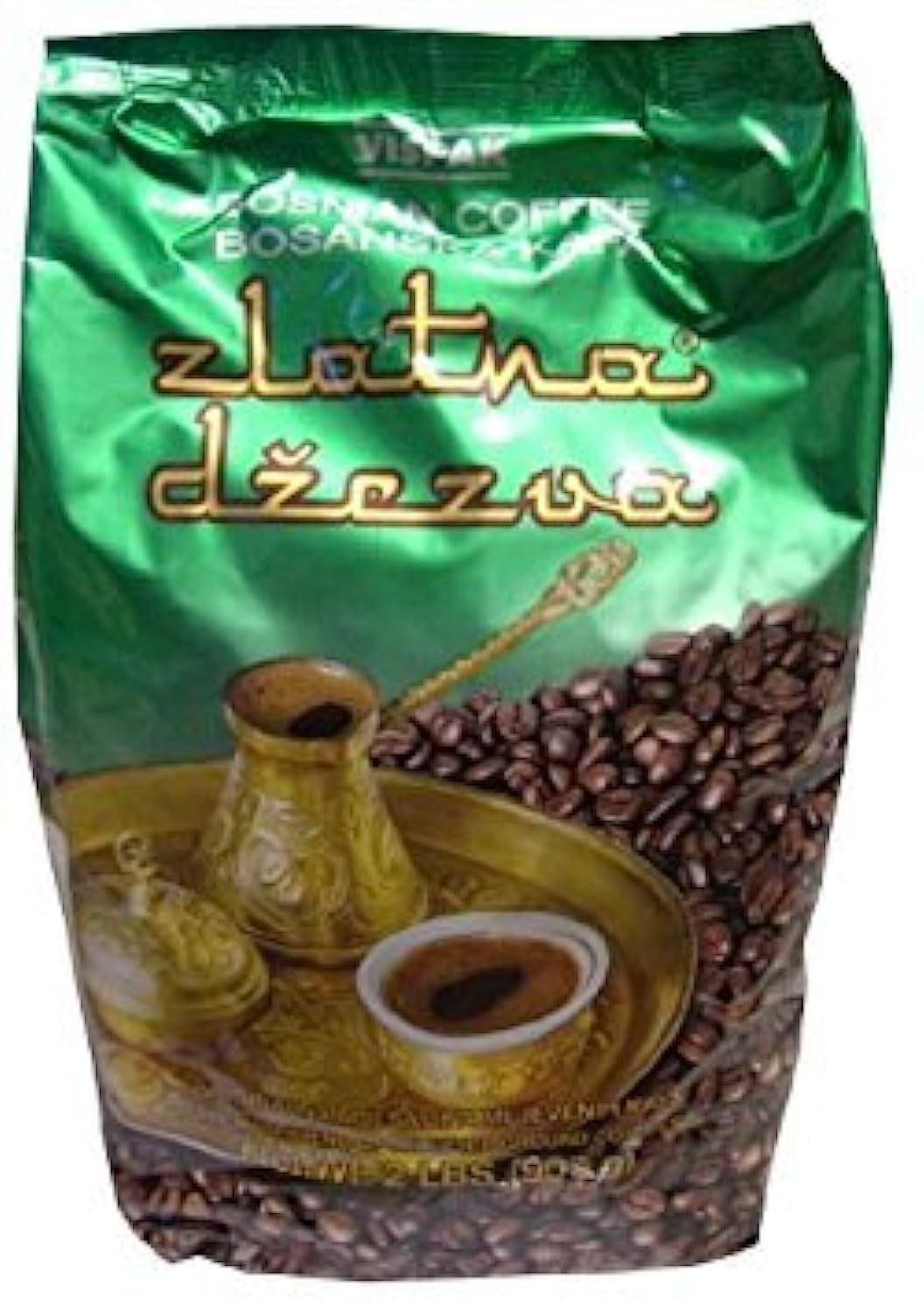 Vispak Zlatna Dzezva Ground Coffee, Regular Coffee, 907g