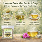 Riñosan Herbal Tea (4 oz) - Traditional Kidney Wellness Support Blend - Corn Silk, Horsetail, Myrtle & Malva - 100% Natural Loose Leaf Infusion